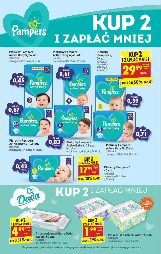 pieluchy pampers active baby dry 5 mega box