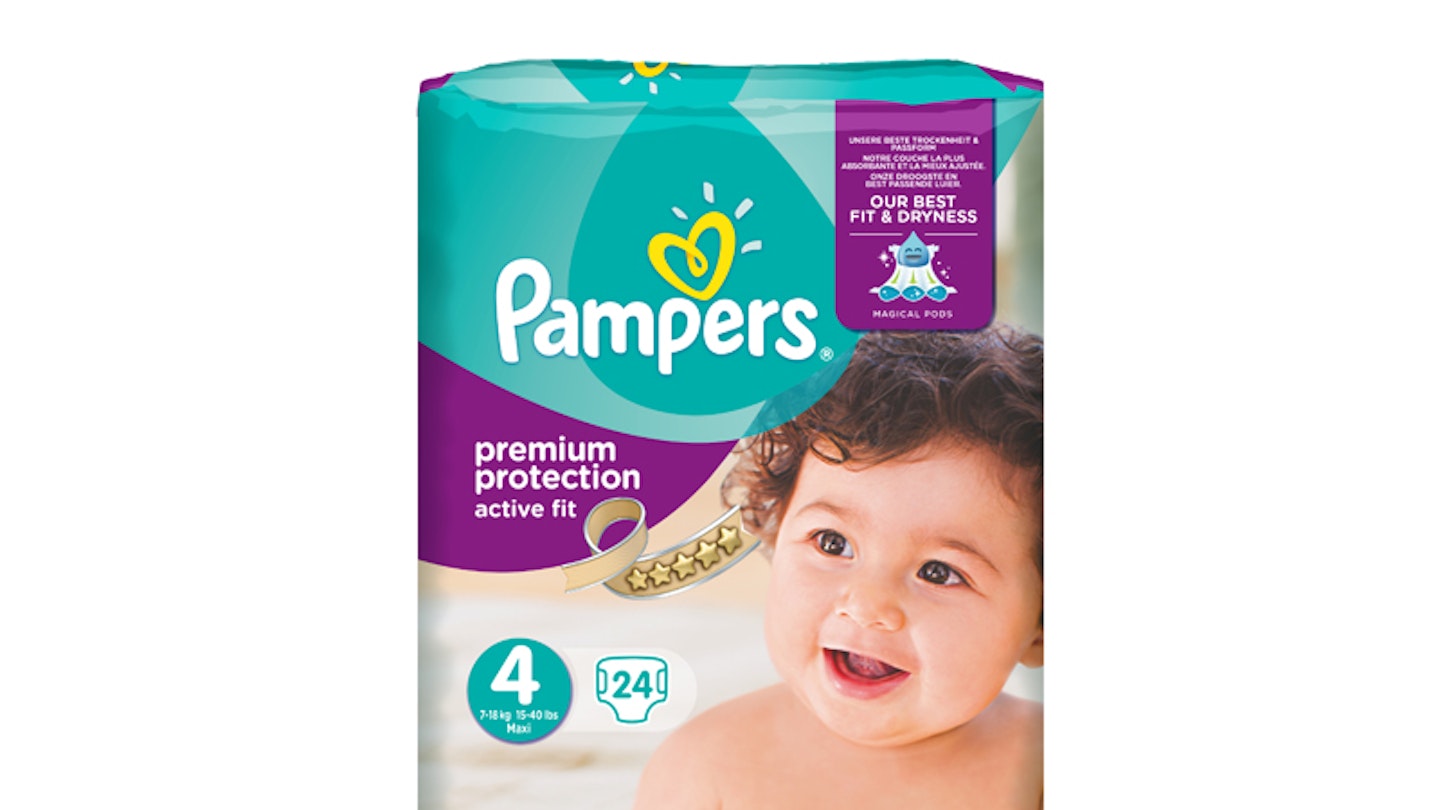 pieluchy pampers active baby premium