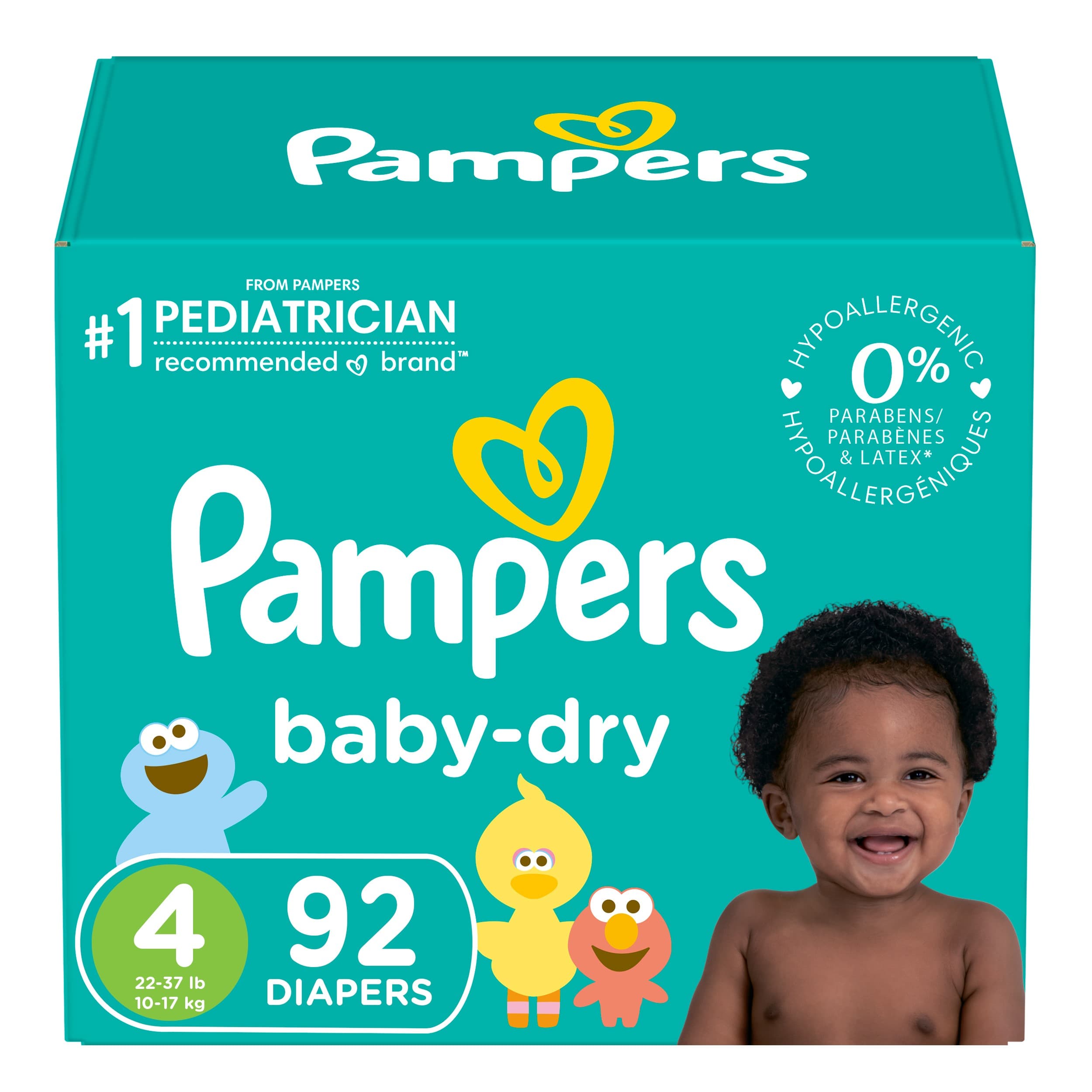 pampers pieluchomajtki duże