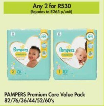 pampers care 1 cena