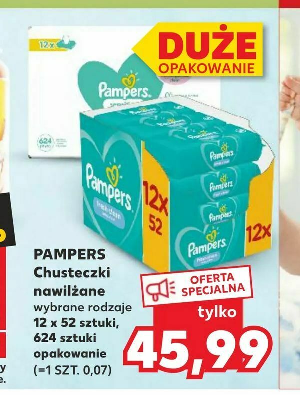 pampers w spodenkach