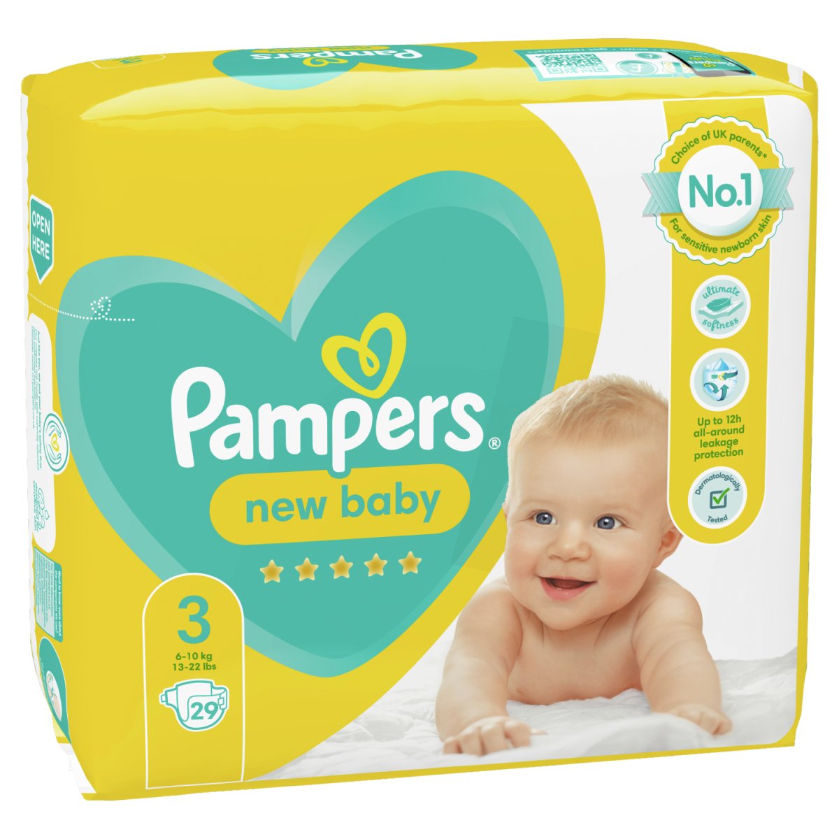 suchy pampers u niemowlaka