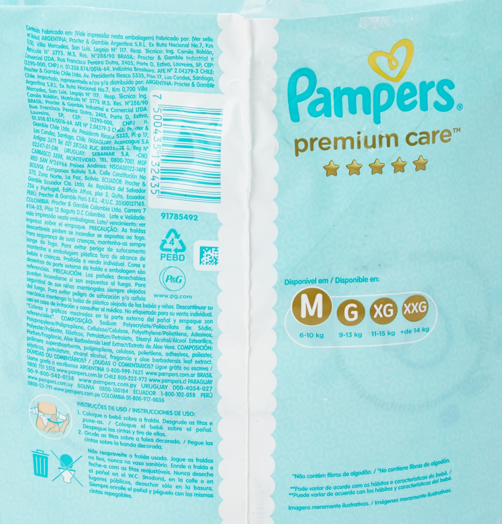 pampers 4 dry