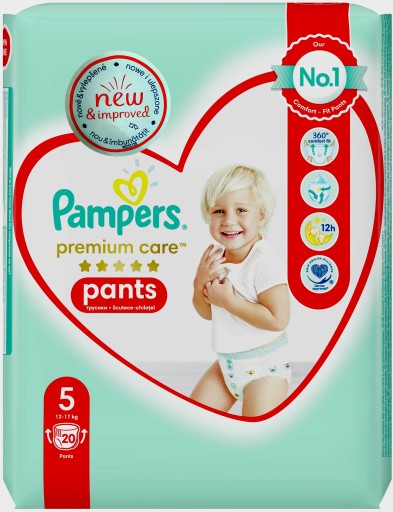 pampers w pudełku