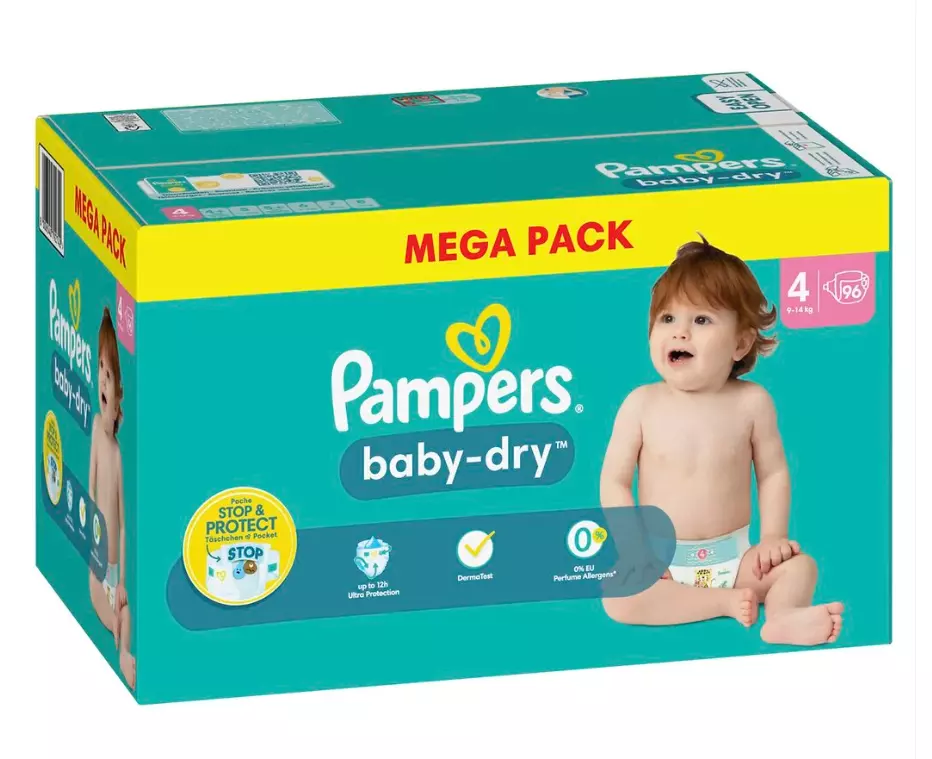 zielone gluty w pampers