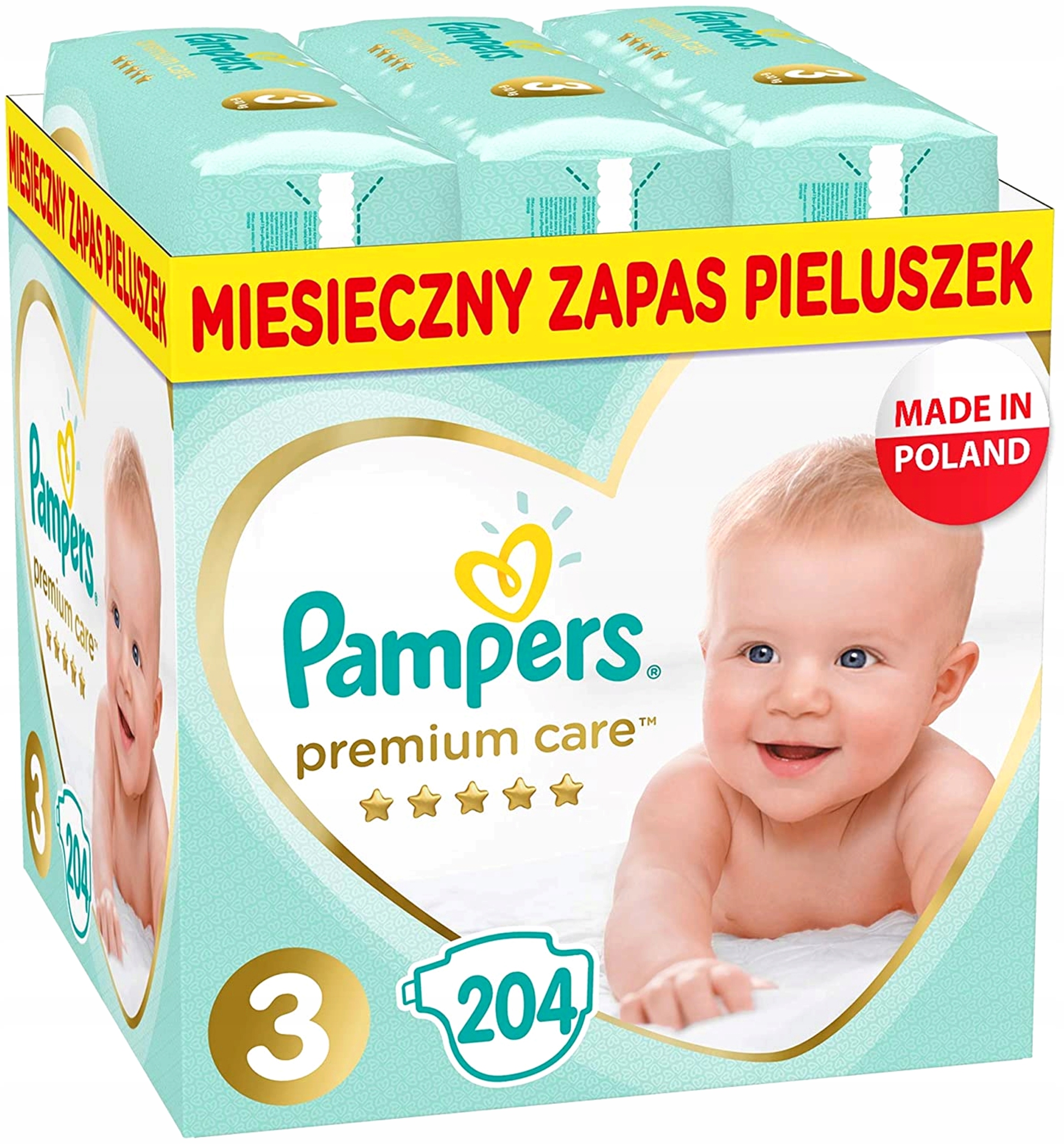 pampers 3 active baby 152 szt