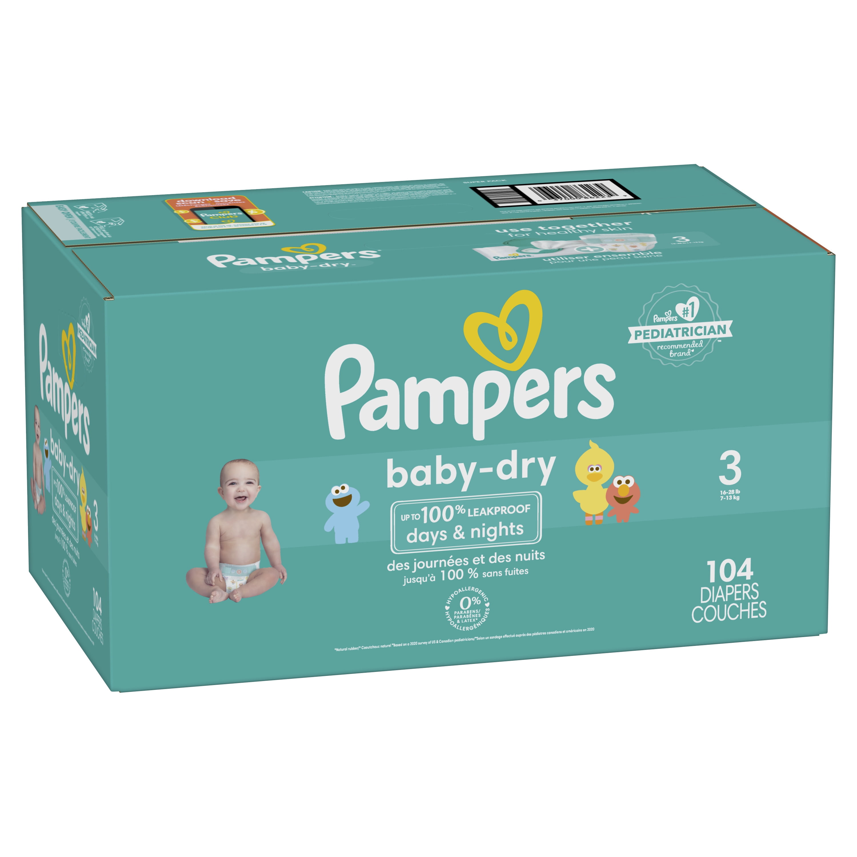 pampers new baby-dry rozmiar 2