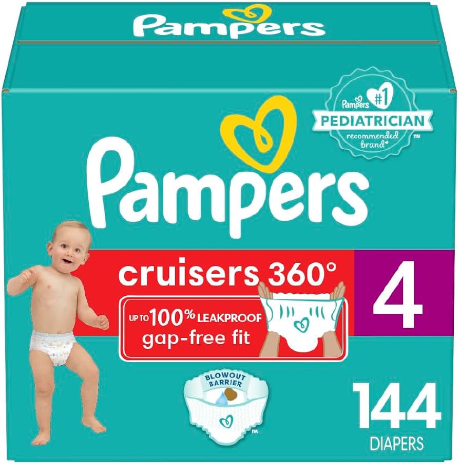 pampers pomaranczowe 4