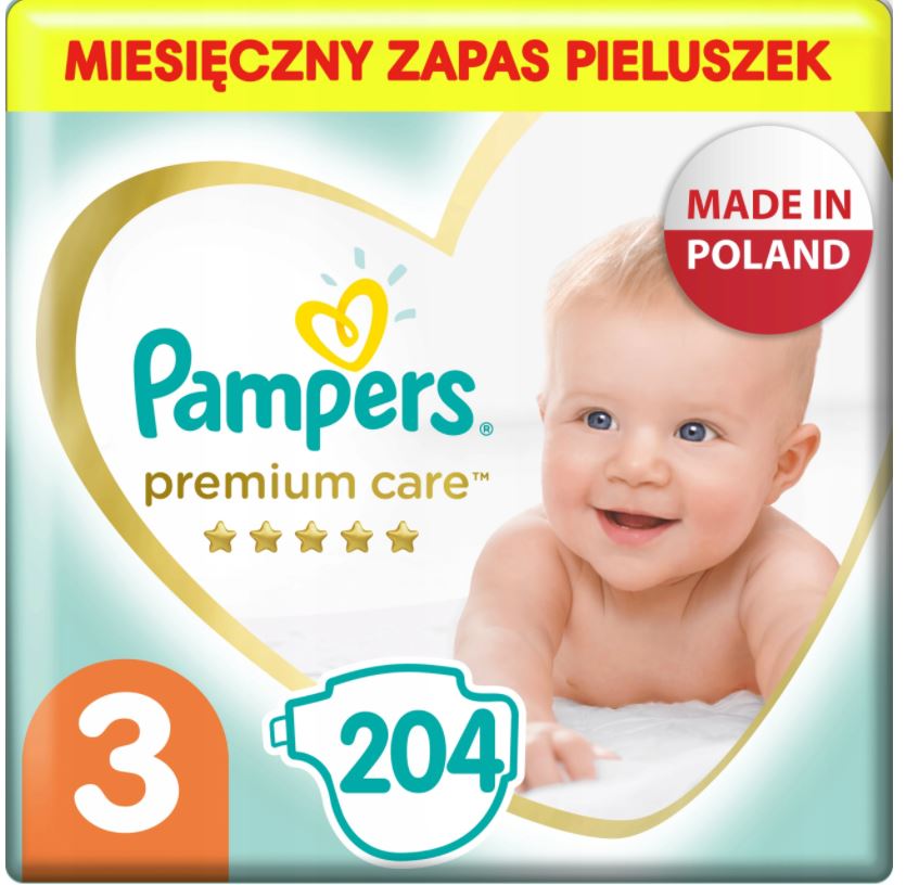 pieluchy typu pampers