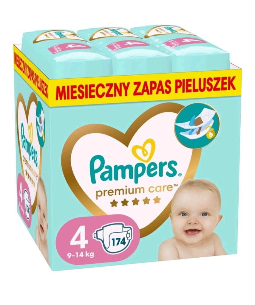 giga paka 4+ pampers biedronka