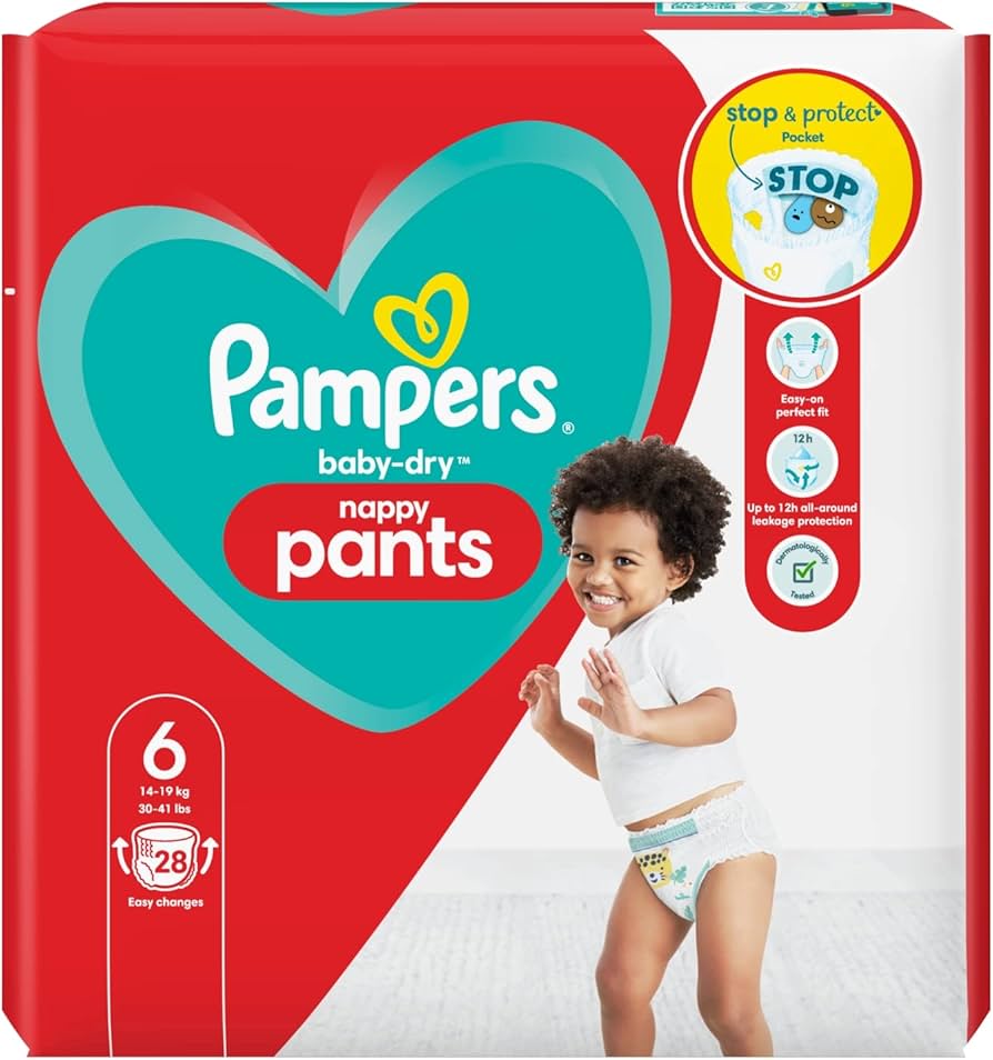 pieluchy pampers w pudelku