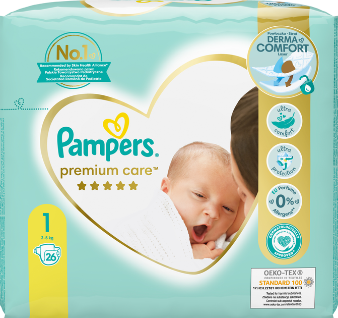 pampers premium care 1 78szt