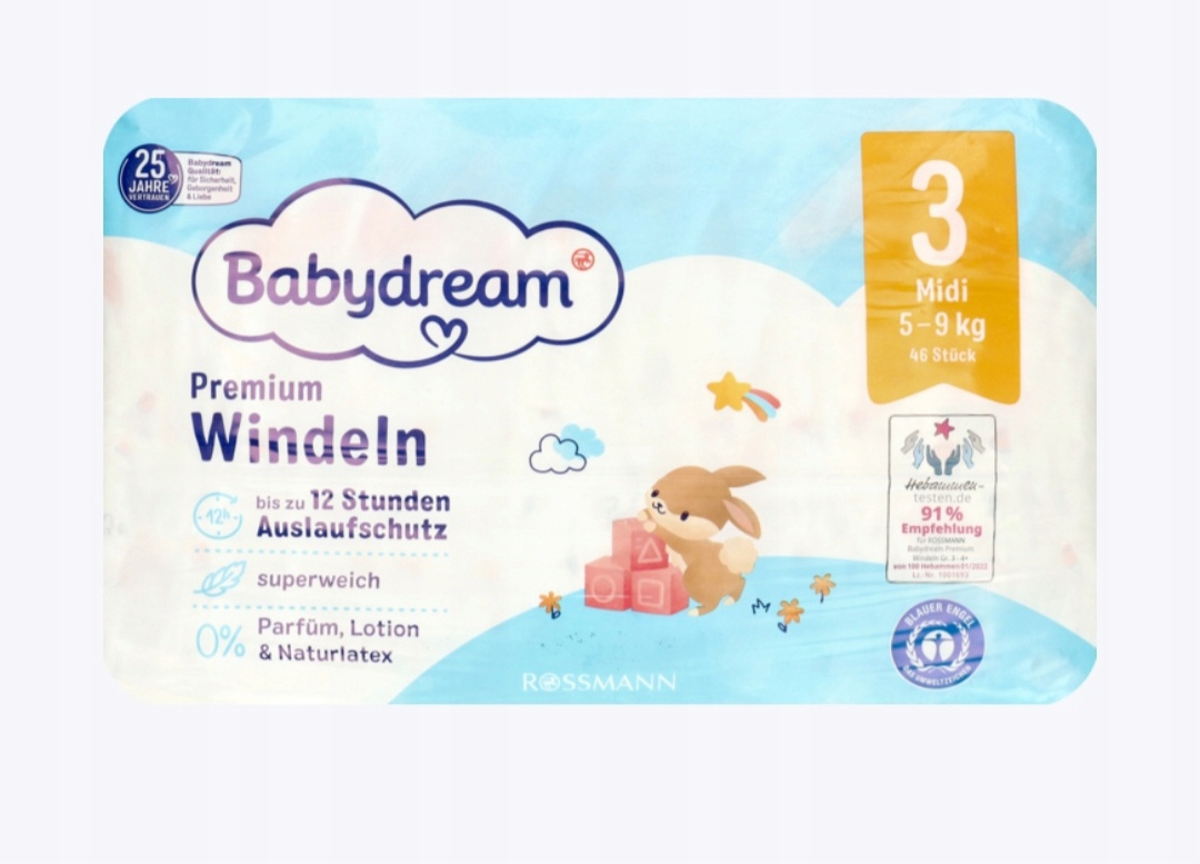 pampers oremium care 3