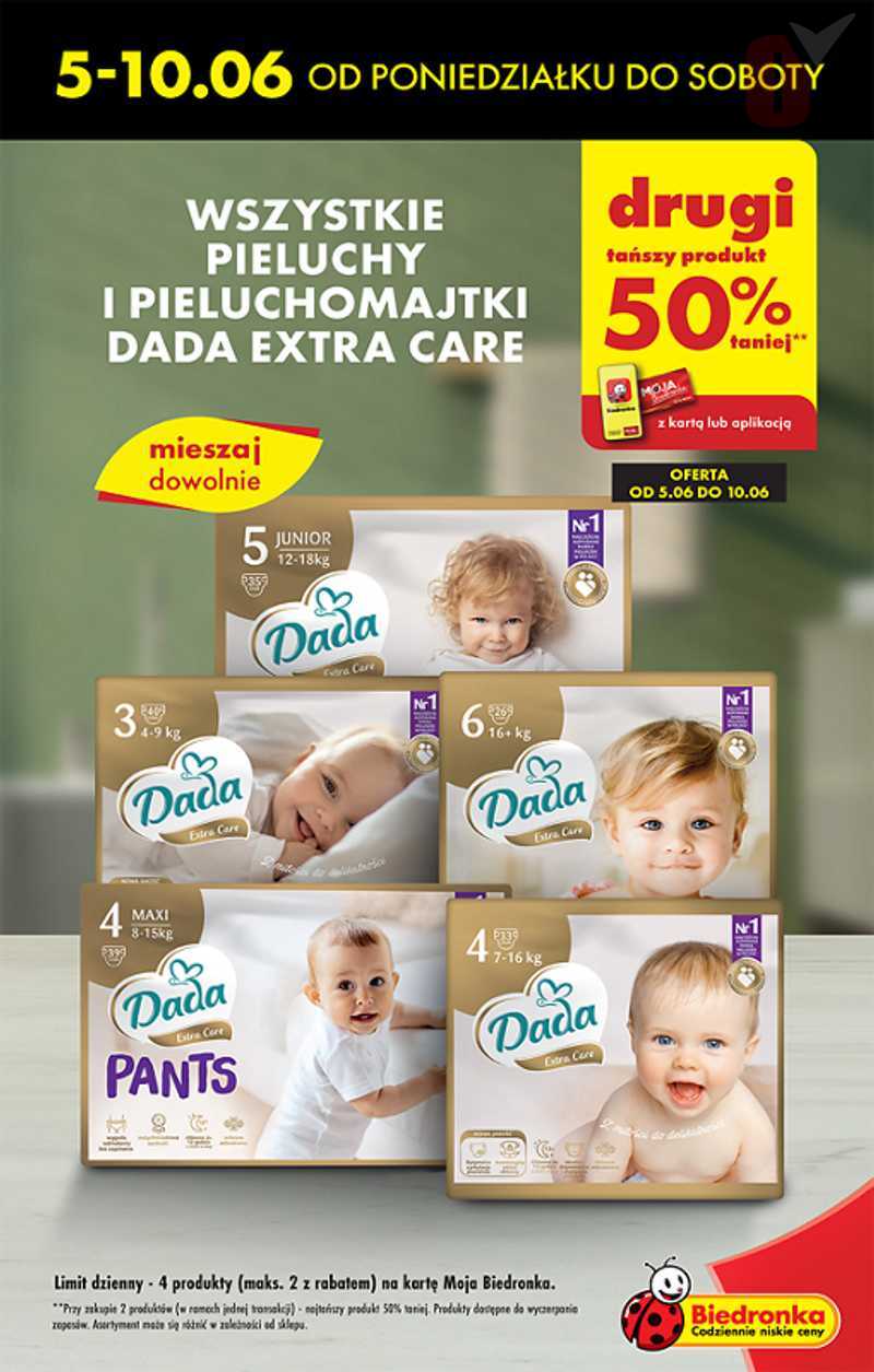 pieluchy dry kids rozmiary