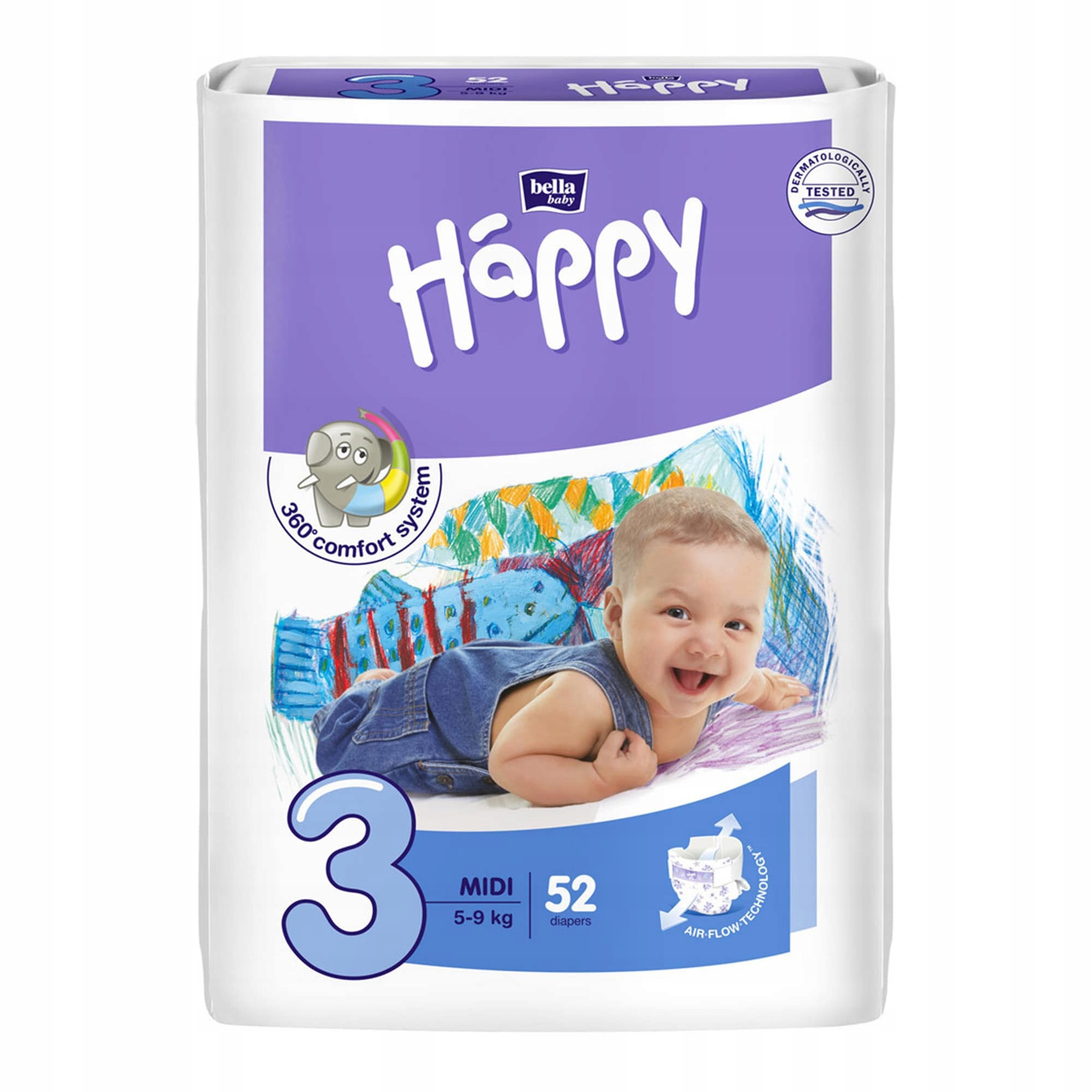 pampers active baby 3 midi