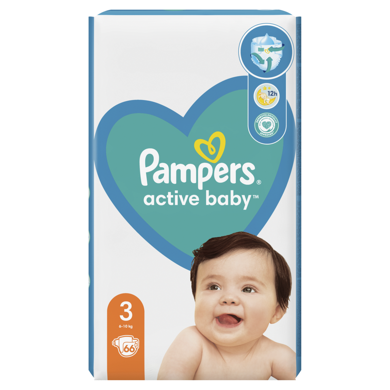 pampers pieluchy 3 60 sztuk