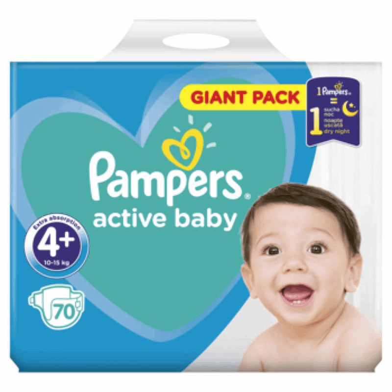 biedronka pampers active baby