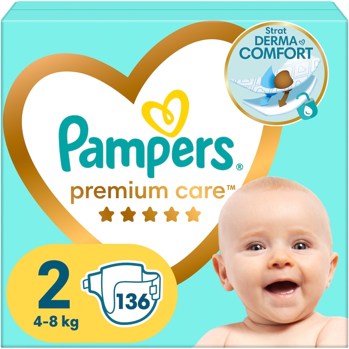 pampers premium care pieluchy 4 maxi 168 szt