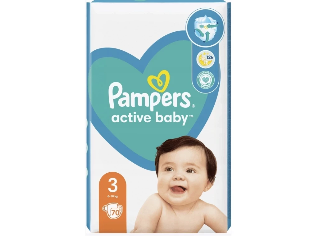 pampers active baby dry 4 49szt